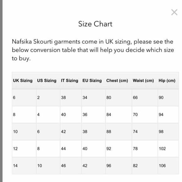 Nafsika Skourti Naughty Trousers Navy Pinstripe Pants UK 10 or US 6 - Picture 14 of 14